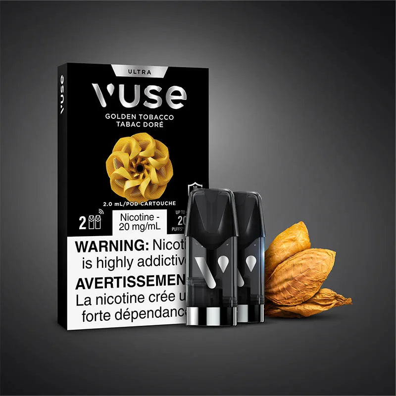 vuse vape golden tobacco Vuse Alto Pod Golden Tobacco 2.4% Nicotine 2ct - Delivered In As Fast As 15  Minutes
