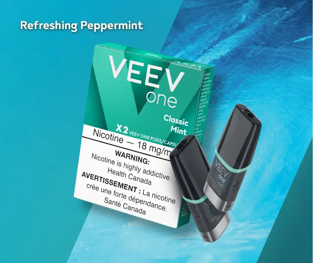 Veev One - Classic Mint Clutch Vape Veev One - Classic Mint Clutch Vape