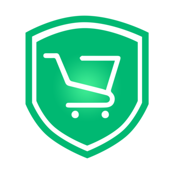 Insurify logo featuring a shopping cart inside a green shield for shipment protection.