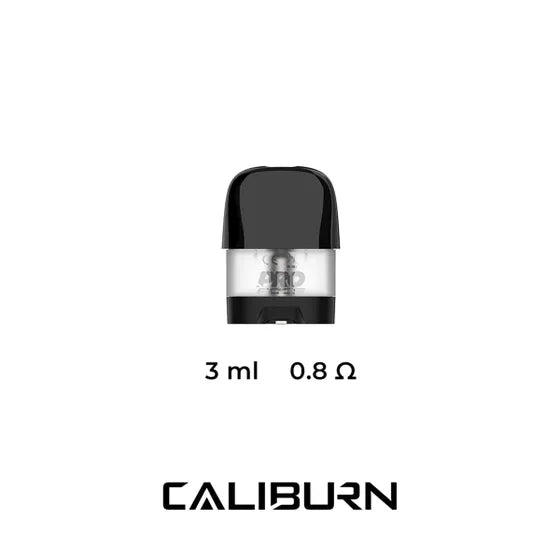 CALIBURN X Replacement Pods with 3ml capacity and 0.8 ohm resistance for optimal vaping experience.