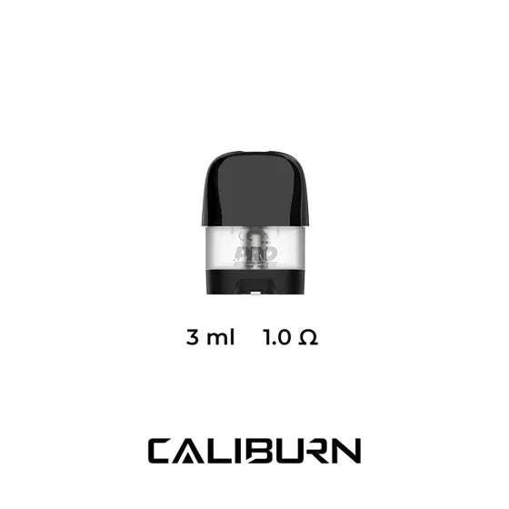 CALLIBURN X Pods featuring 1.0 ohm resistance and 3 ml capacity for smooth vaping.