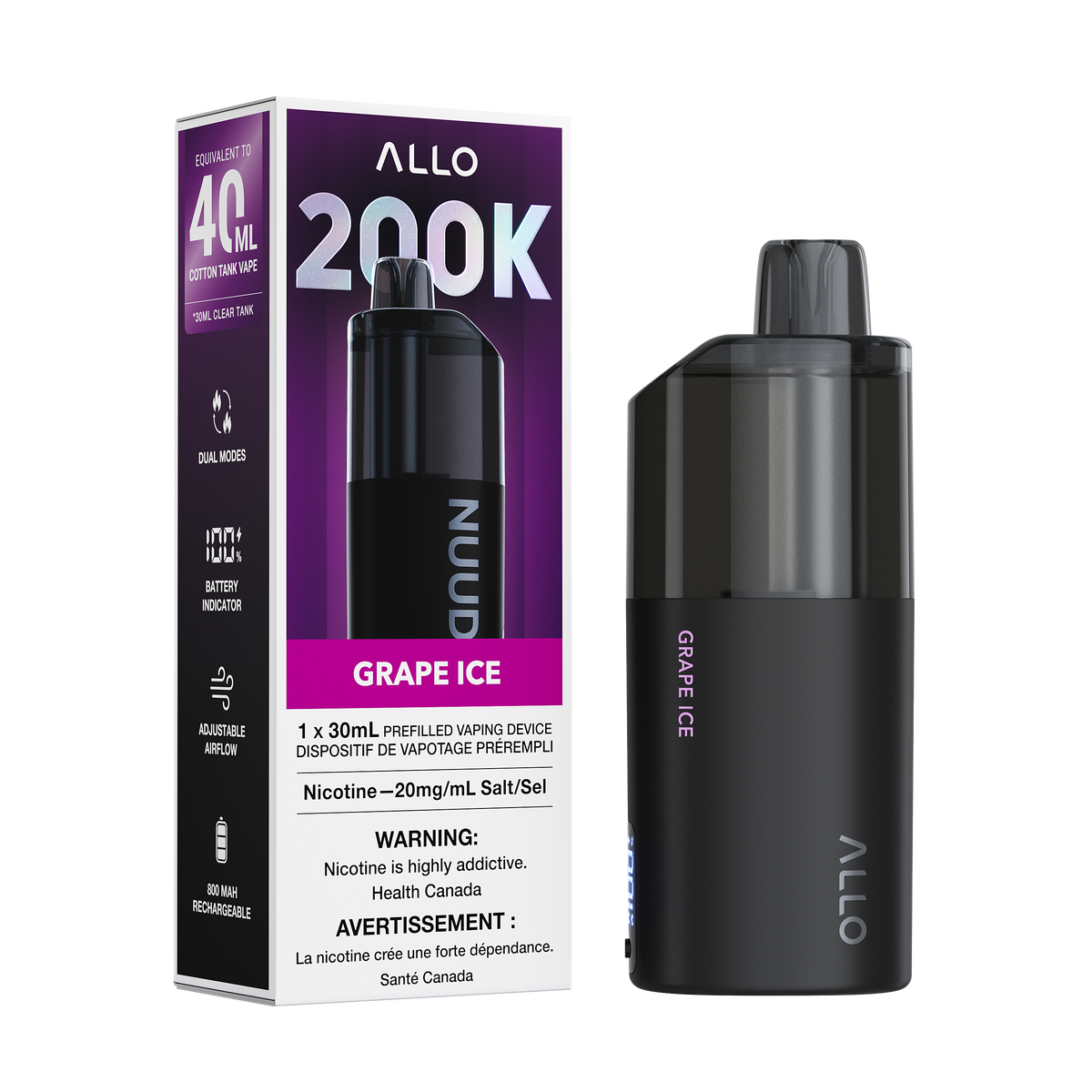 ALLO NUUD 200K - GRAPE ICE