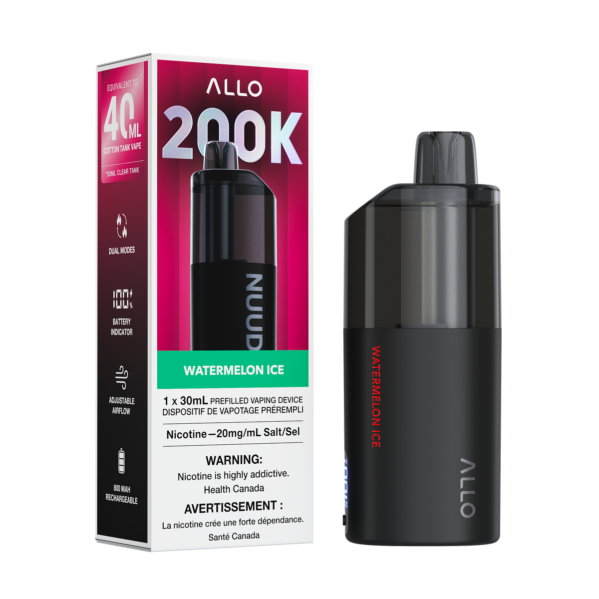 ALLO NUUD 200K - WATERMELON ICE