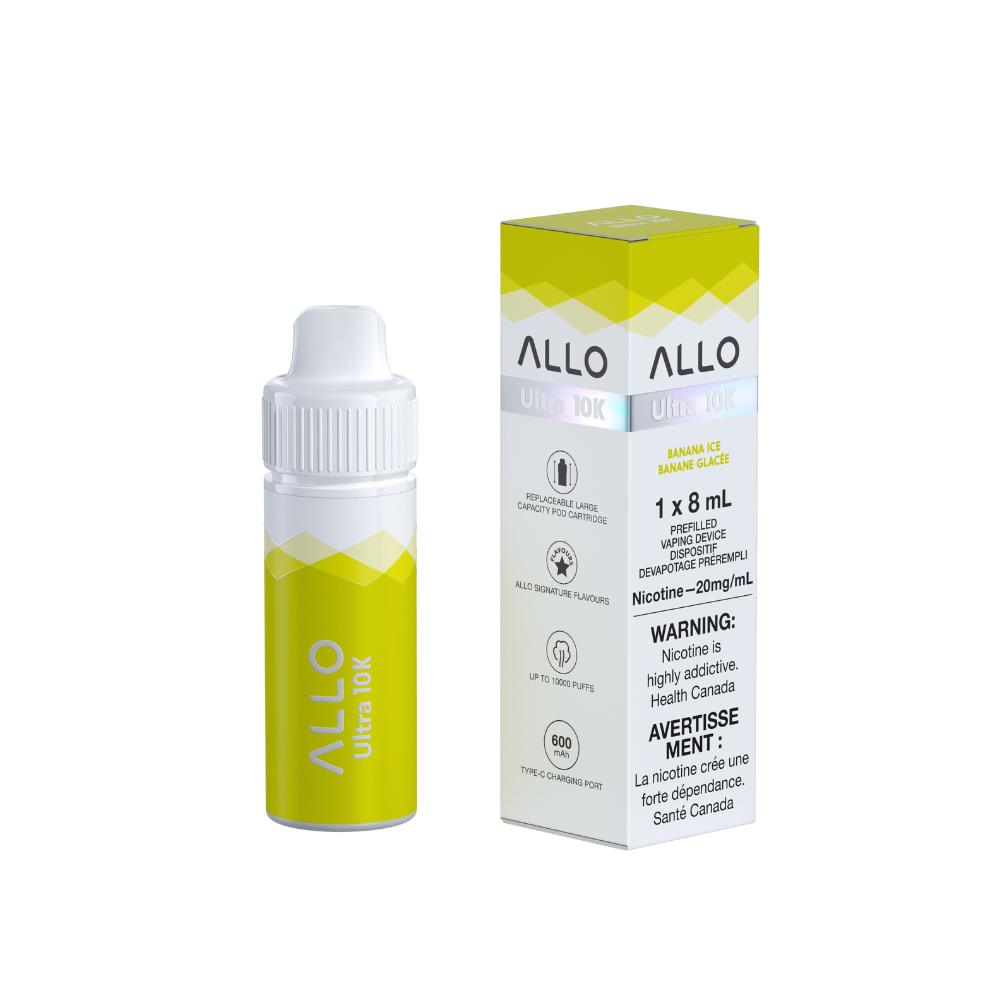 Allo Ultra 10K Puffs Hybrid - Starter kit - BANANA ICE