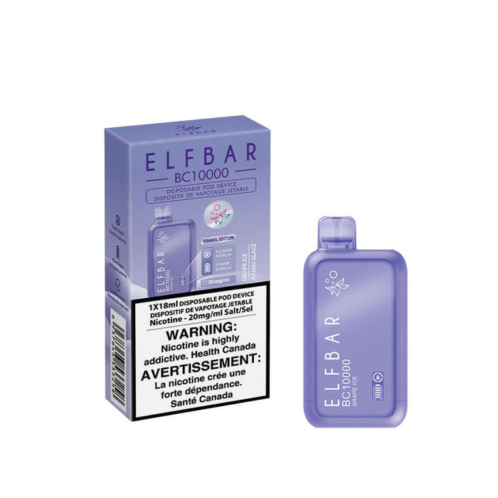 ELFBAR BC 10000 - GRAPE ICE - Clutch Vape