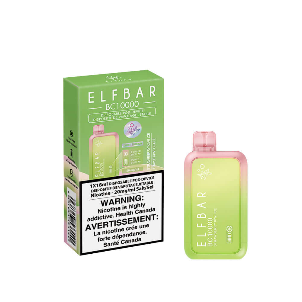 ELF BAR BC 10000-STRAWBERRY KIWI ICE Clutch Vape ELF BAR BC 10000-STRAWBERRY KIWI ICE Clutch Vape