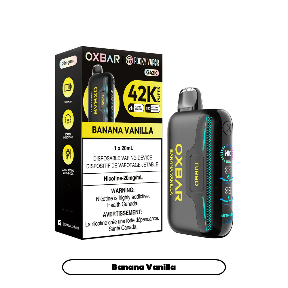 OXBAR 42K- BANANA VANILLA