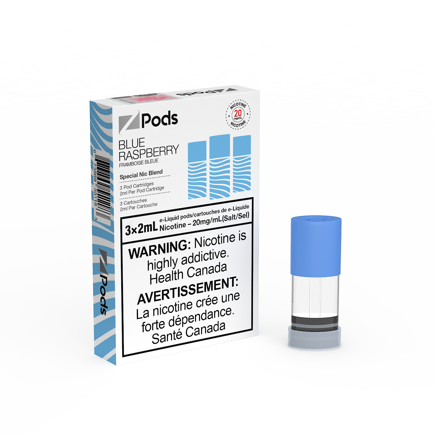 Buy Cheap ZPODS - FRESH BLUE RASPBERRY - Vape shop Online – Clutch