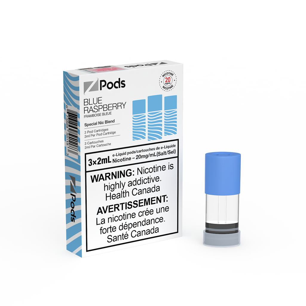 Pod mini ブルー Buy Cheap ZPODS - FRESH BLUE RASPBERRY - Vape shop Online – Clutch