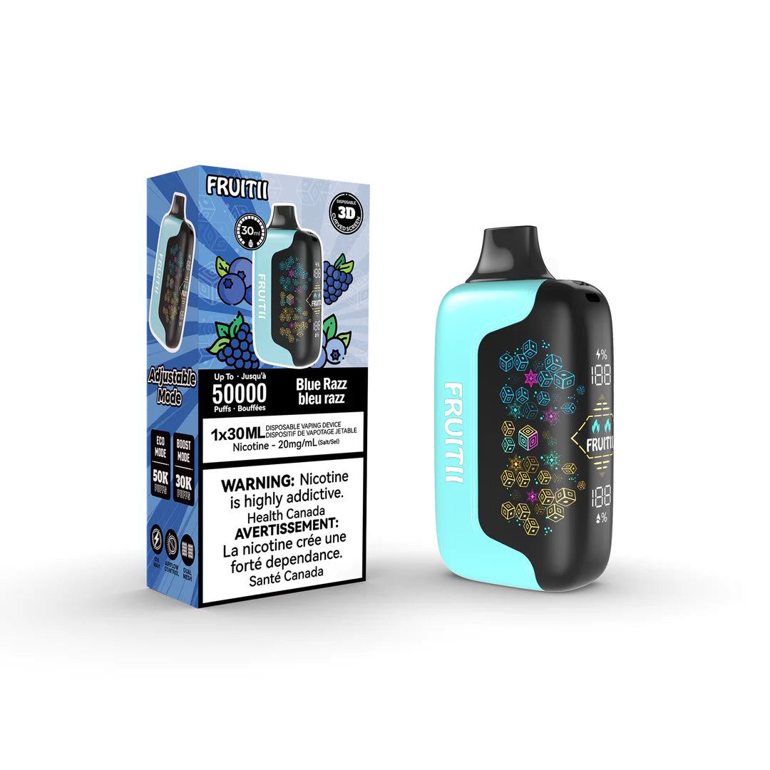 Buy Cheap FRUITII 50K - BLUE RAZZ - Vape Online  Clutch Vape