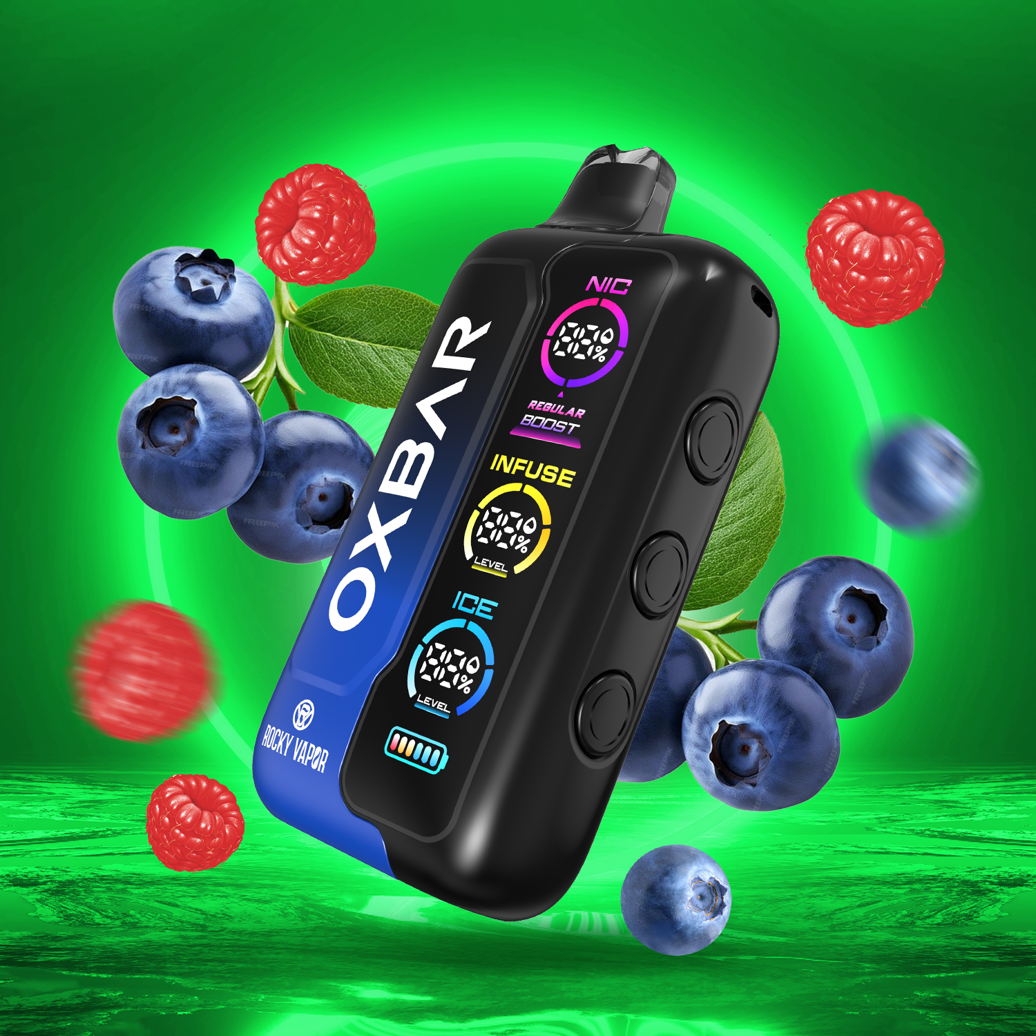 OXBAR TRI FUSION - BLUEBERRY RASPBERRY