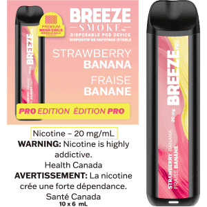 BREEZE PRO S50- STRAWBERRY BANANA Clutch Vape BREEZE PRO S50- STRAWBERRY BANANA Clutch Vape