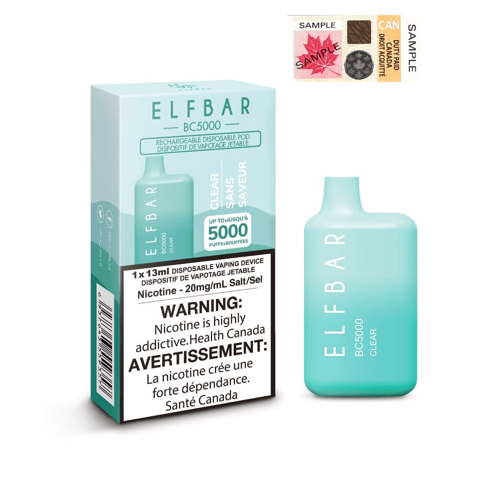 ELF BAR BC 5000-Flavourless Clutch Vape ELF BAR BC 5000-Flavourless Clutch Vape