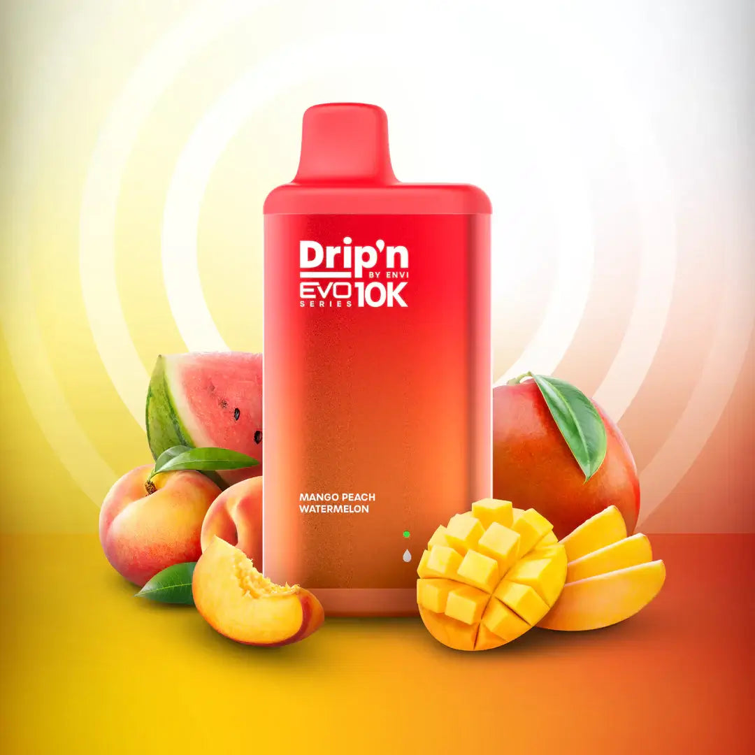 peach mango watermelon vape juice DRIP'N EVO 10K