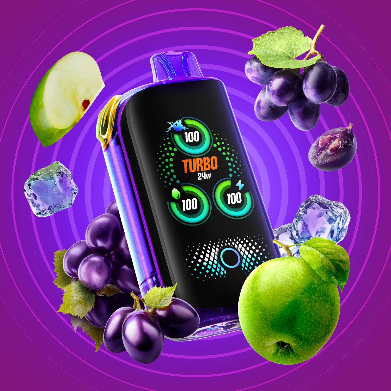 DRIP'N BLAST 30k FUSION SERIES- GRAPE + APPLE