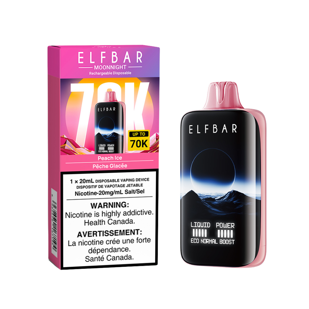 ELF BAR - Moon Night 70K - PEACH ICE