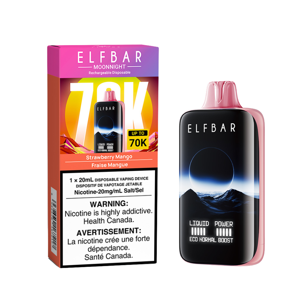 ELF BAR - Moon Night 70K - STRAWBERRY MANGO