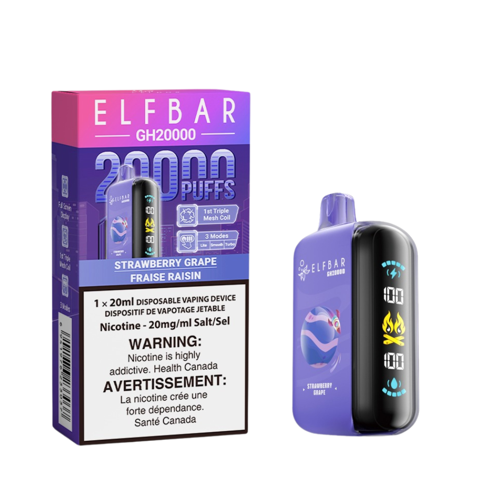 ELF BAR GH 20K- STRAWBERRY GRAPE