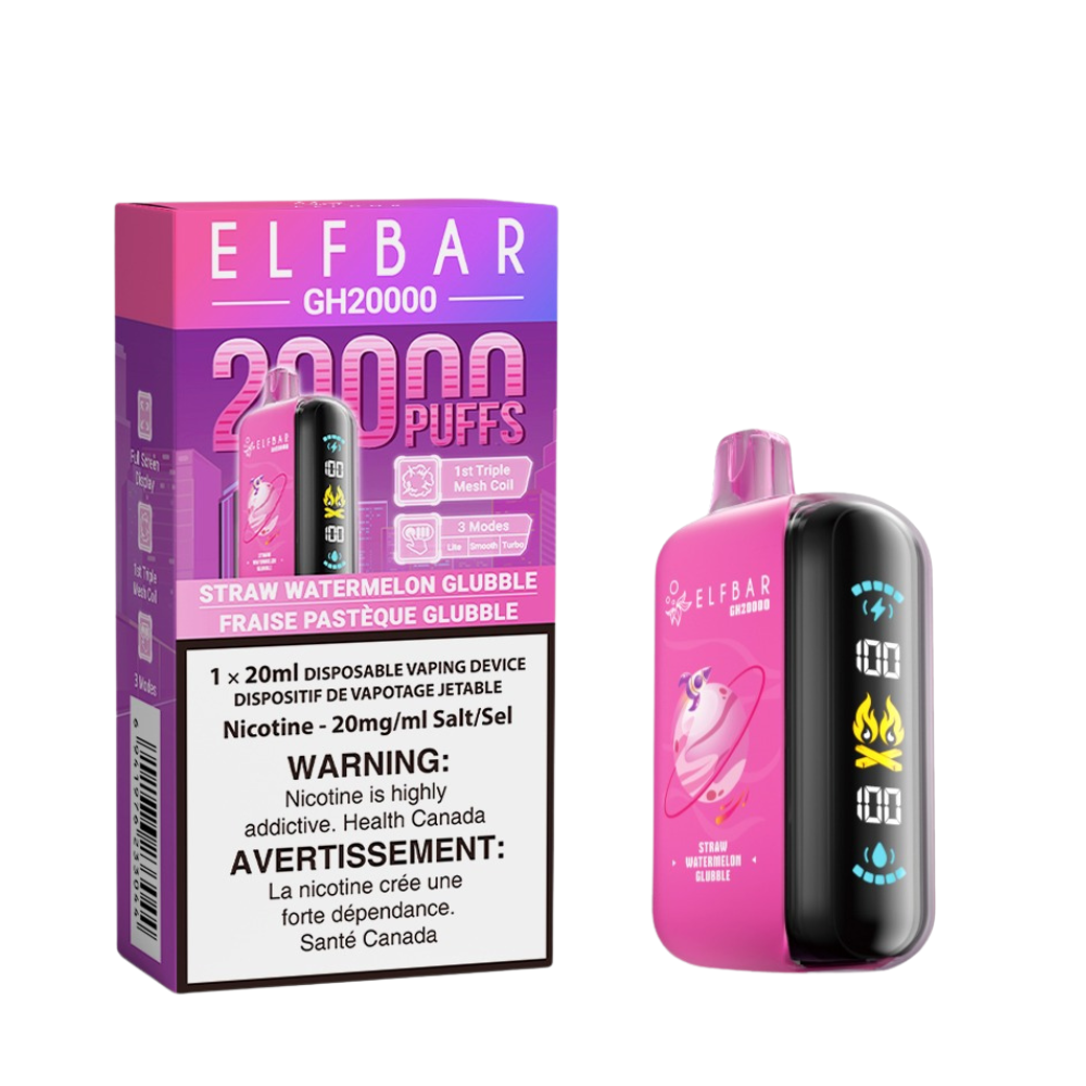 ELF BAR GH 20K- STRAWBERRY WATERMELON GLUBBLE