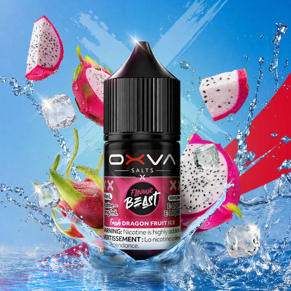 FB X OXVA E-LIQUID - FRESH DRAGON FRUIT ICE