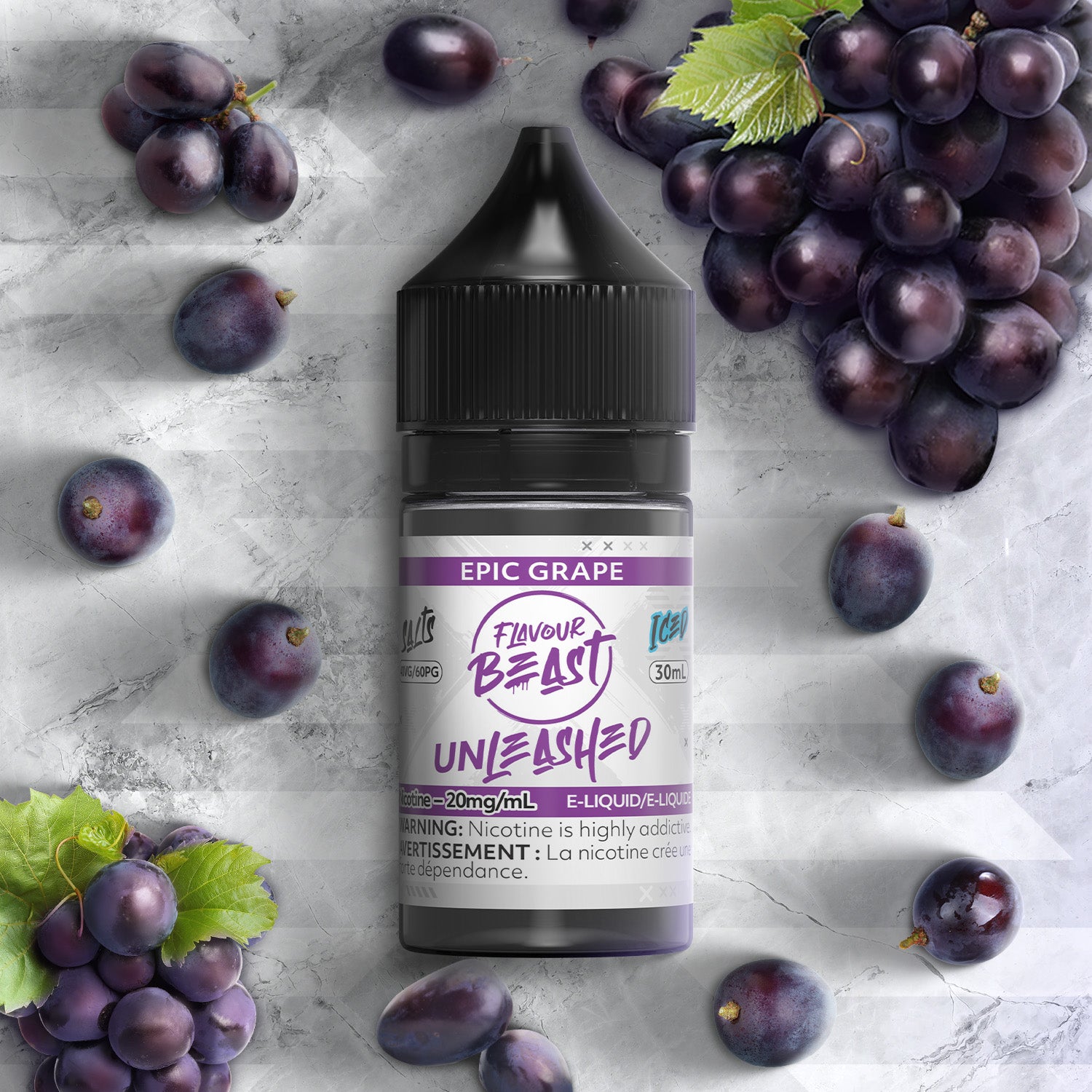 FLAVOUR BEAST - UNLEASHED 20MG/ML - GRAPE