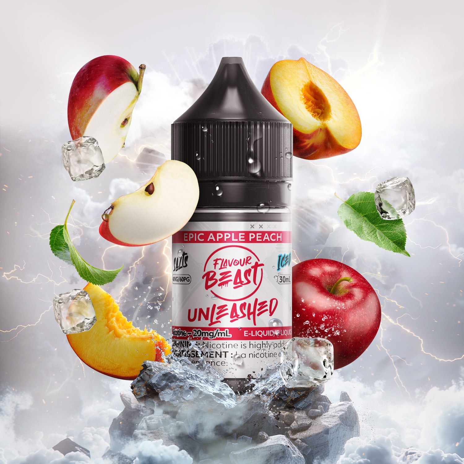 FLAVOUR BEAST - UNLEASHED 20MG/ML - APPLE PEACH