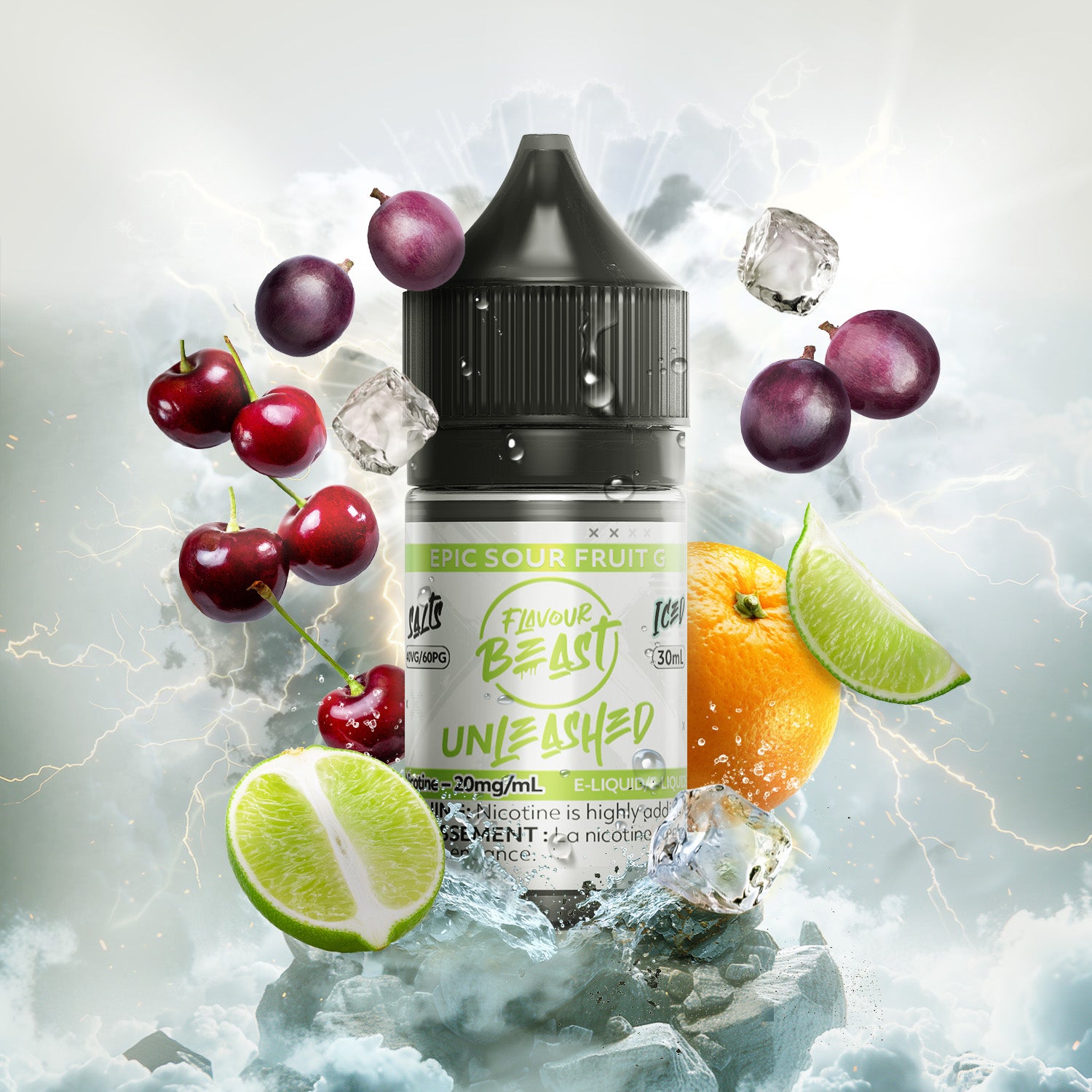 FLAVOUR BEAST - UNLEASHED 20MG/ML - SOUR FRUIT G