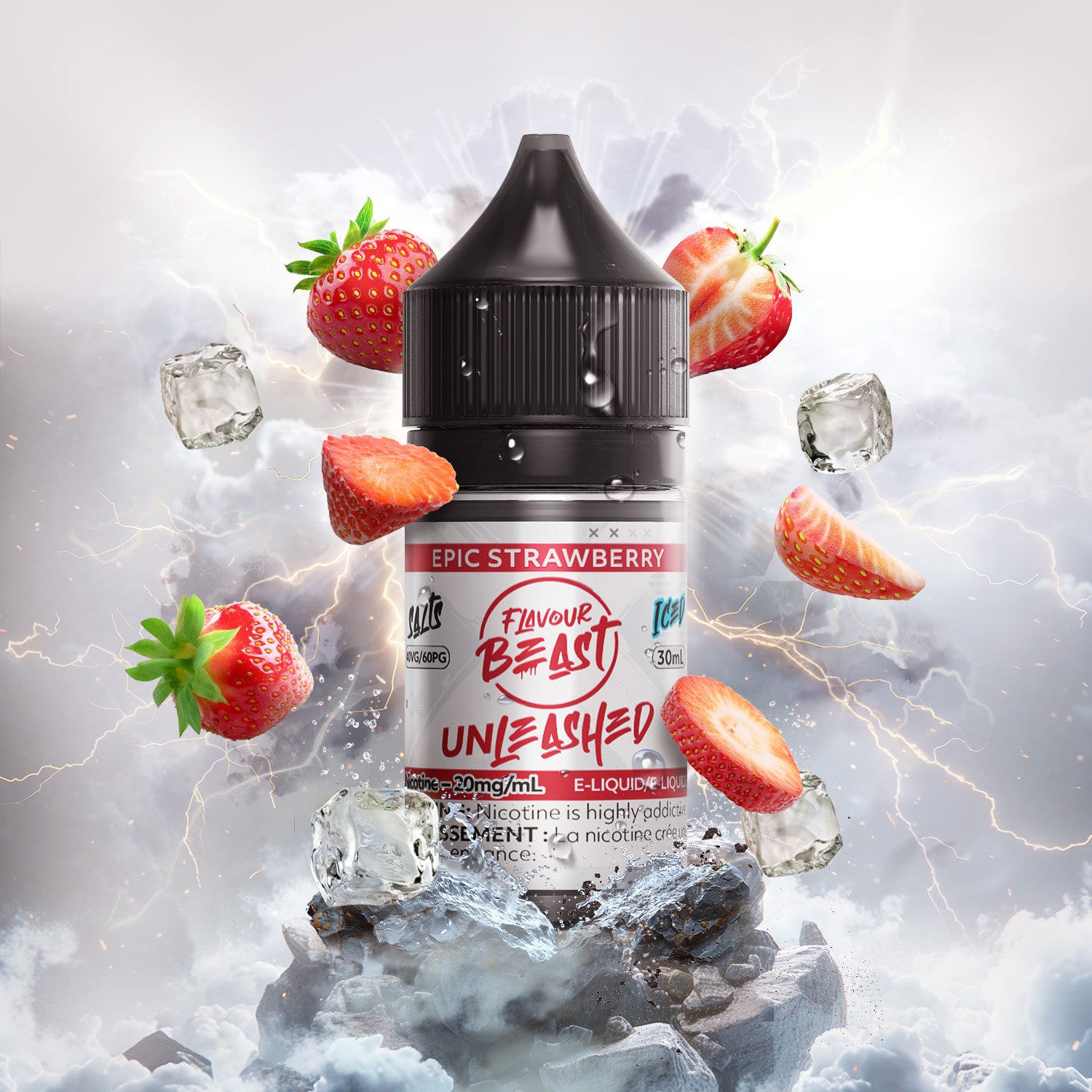 FLAVOUR BEAST - UNLEASHED 20MG/ML - STRAWBERRY