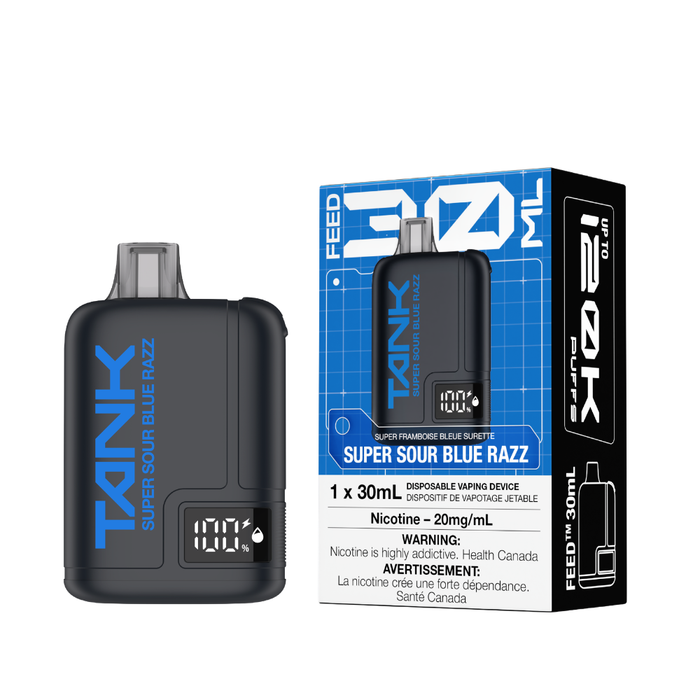 FEED TANK 120K - SUPER SOUR BLUE RAZZ