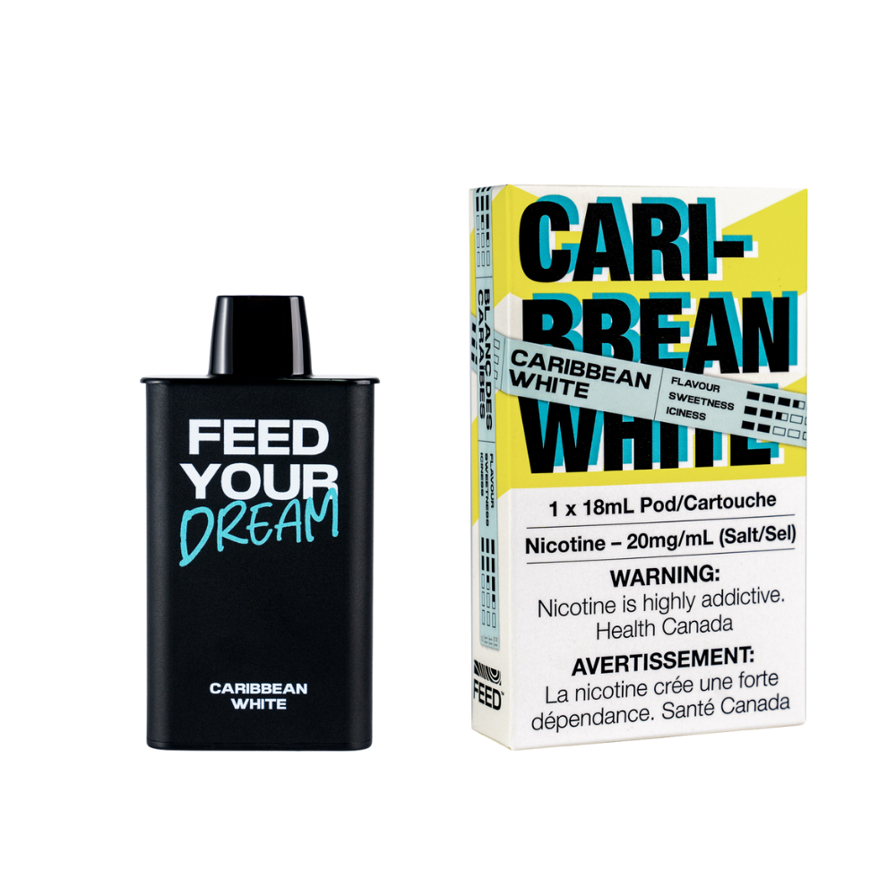 FEED PODS  - CARIBBEAN WHITE