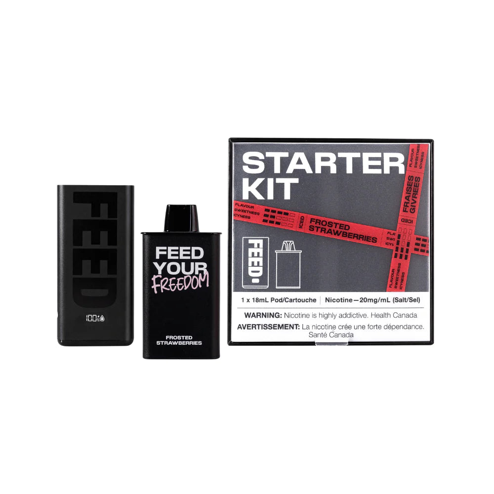FEED STARTER KIT - FROSTED STRAWBERRIES - Clutch Vape