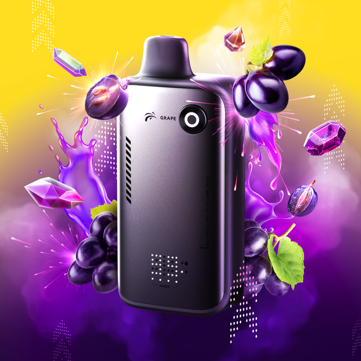 FLAVOUR BEAST ALPHA 80K GUSHIN SERIES- GRAPE