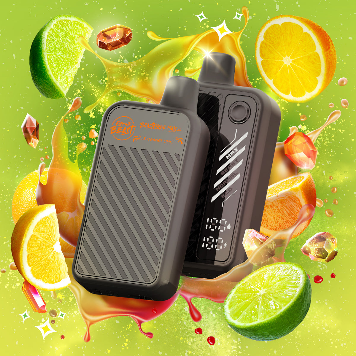 FLAVOUR BEAST GUSHIN SERIES 50k - SOUR ORANGE LIME