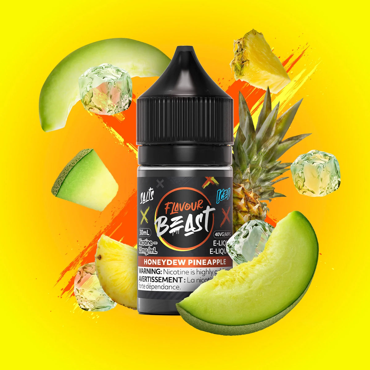 FLAVOUR BEAST - SALT 20MG 30ML- HONEYDEW PINEAPPLE