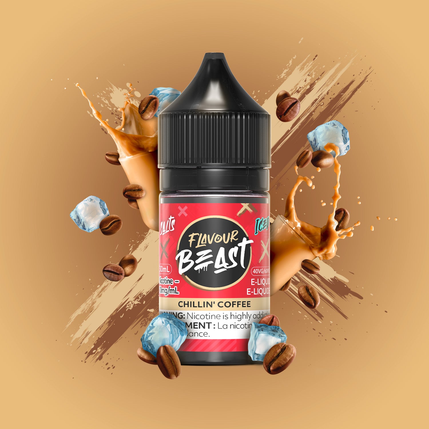 FLAVOUR BEAST SALT 20MG/ML-CHILLIN COFFEE