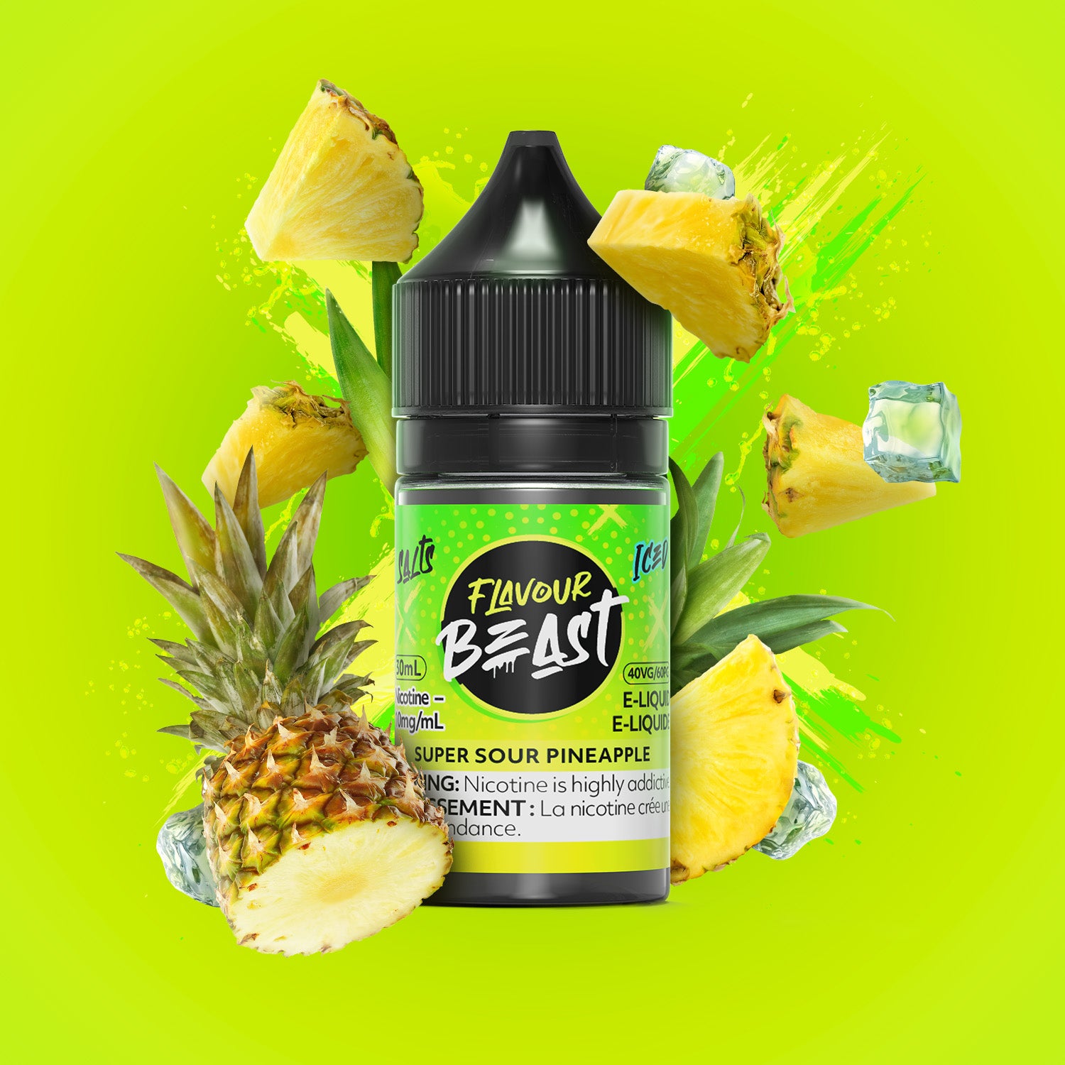 FLAVOUR BEAST SALT 20MG/ML-SUPER SOUR PINEAPPLE