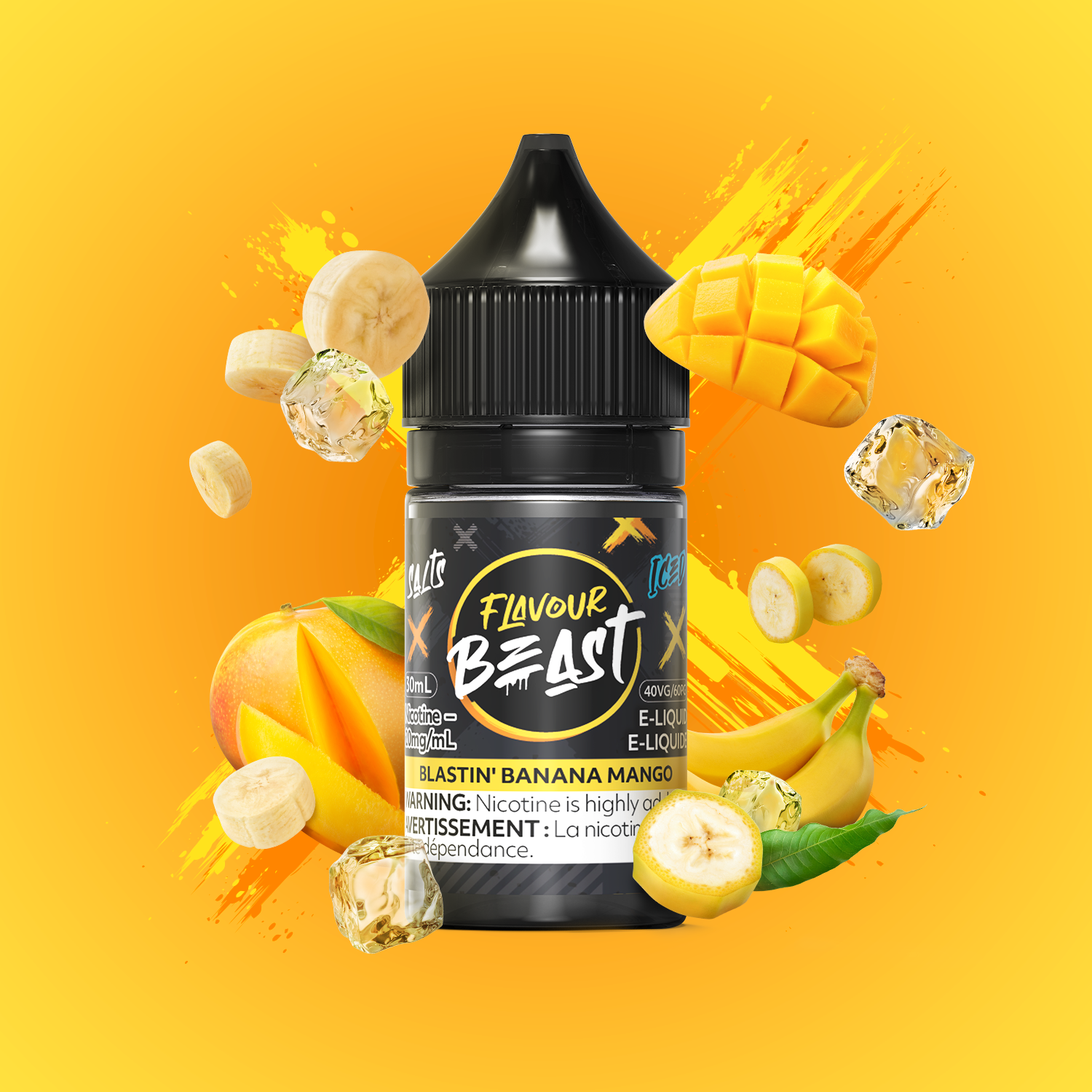 FLAVOUR BEAST SALT 20MG/ML-BLASTIN BANANA MANGO