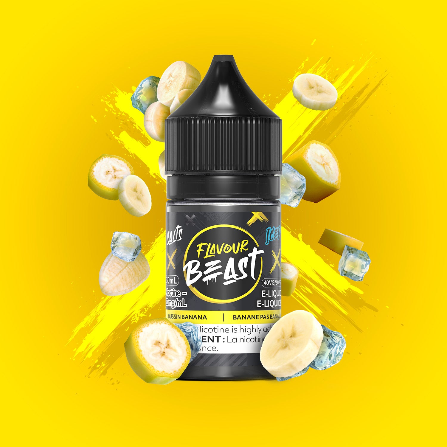 FLAVOUR BEAST SALT 20MG/ML-BUSSIN BANANA