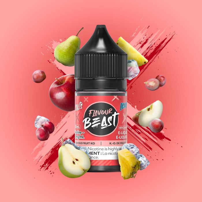 FLAVOUR BEAST SALT 20MG/ML-FAMOUS FRUIT KO ICED - Clutch Vape
