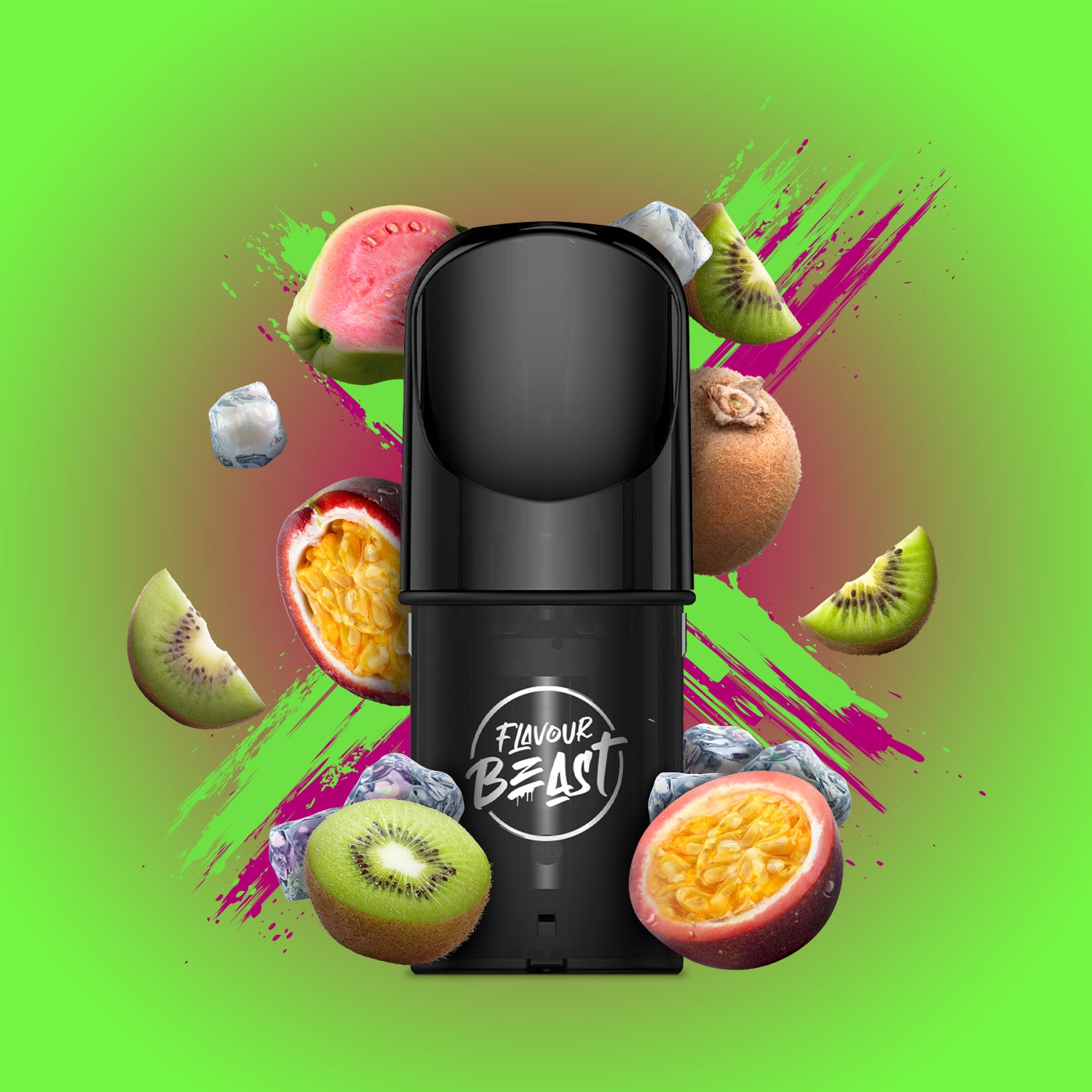 FLAVOUR BEAST POD - KEWL KIWI PASSIONFRUIT