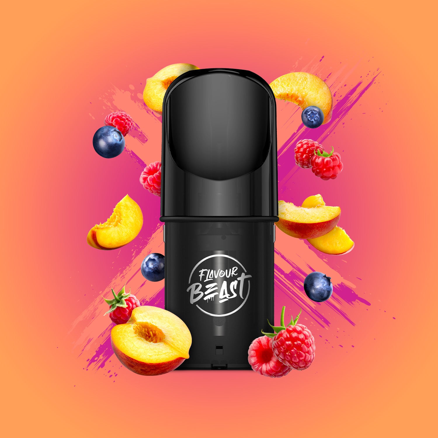 SAVEUR BEAST POD - POP'N PEACH BERRY