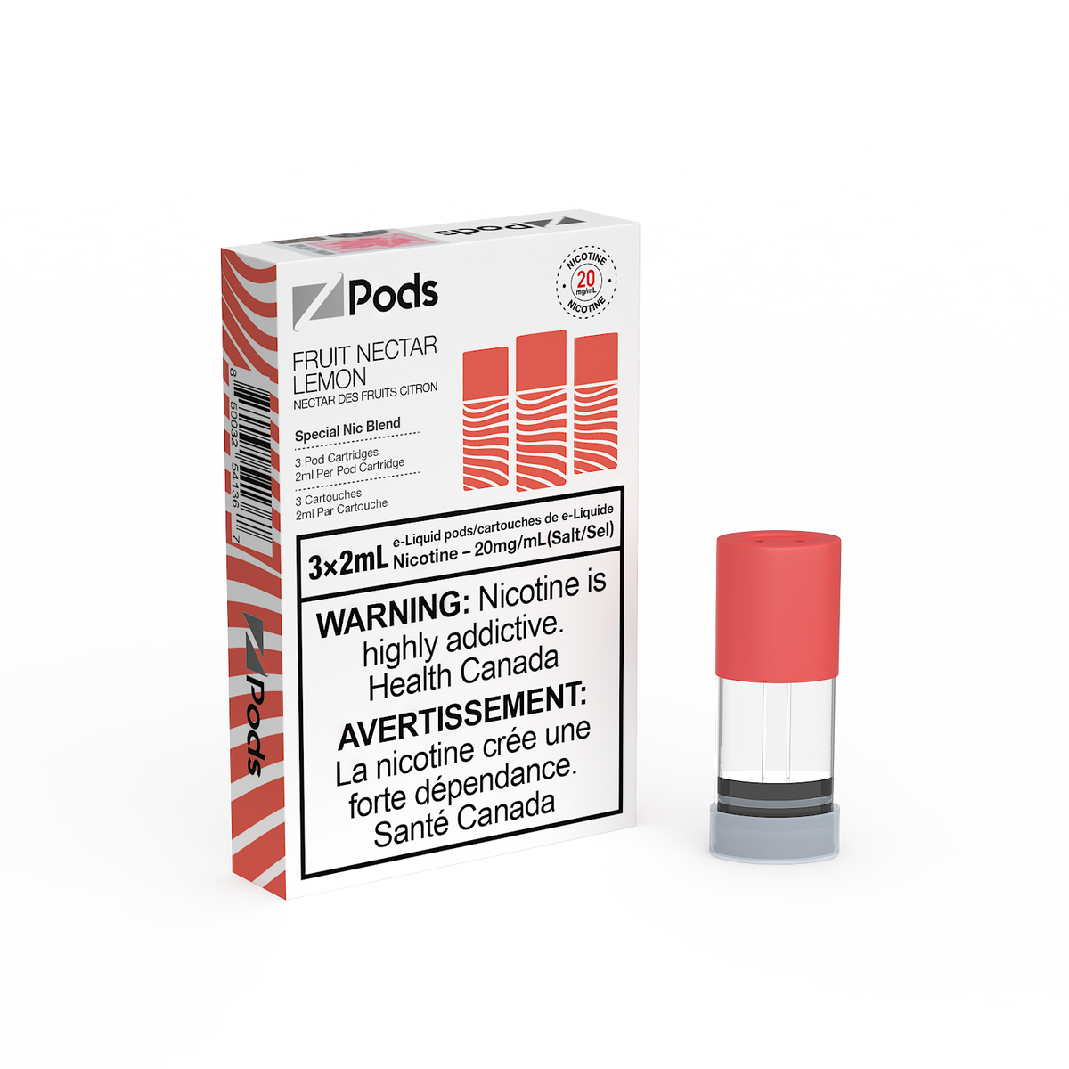 ZPODS - FRUIT NECTAR LEMON