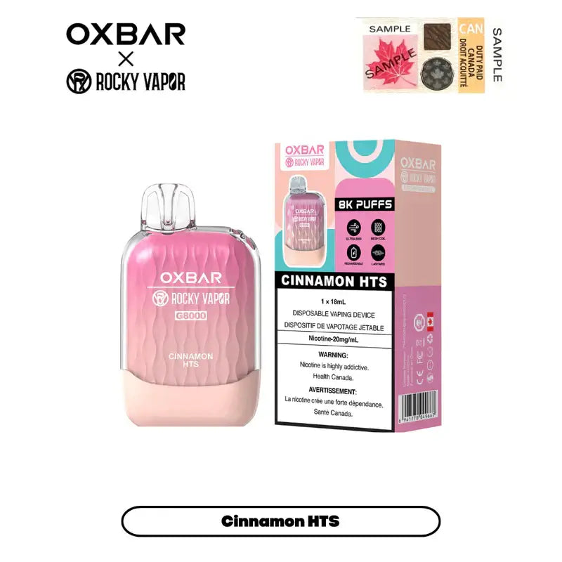 Buy Cheap OXBAR G-8000-CINNAMON HTS - Vape Online Clutch Vape Buy Cheap OXBAR G-8000-CINNAMON HTS - Vape Online Clutch Vape