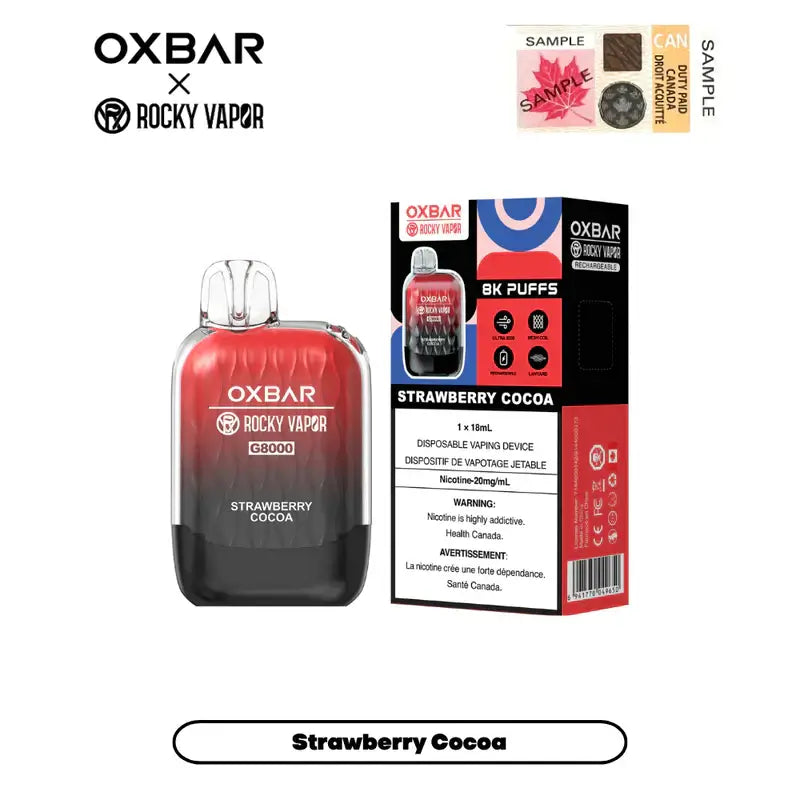 Buy Cheap OXBAR G-8000-STRAWBERRY COCOA - Vape Online Clutch Vape Buy Cheap OXBAR G-8000-STRAWBERRY COCOA - Vape Online Clutch Vape