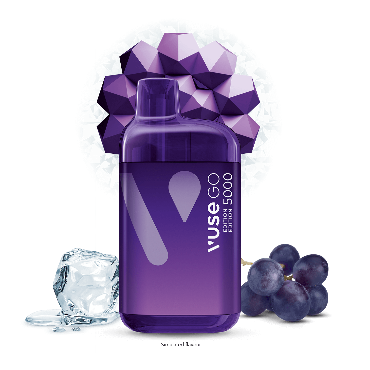 VUSE GO 5000 - GRAPE ICE Clutch Vape VUSE GO 5000 - GRAPE ICE Clutch Vape