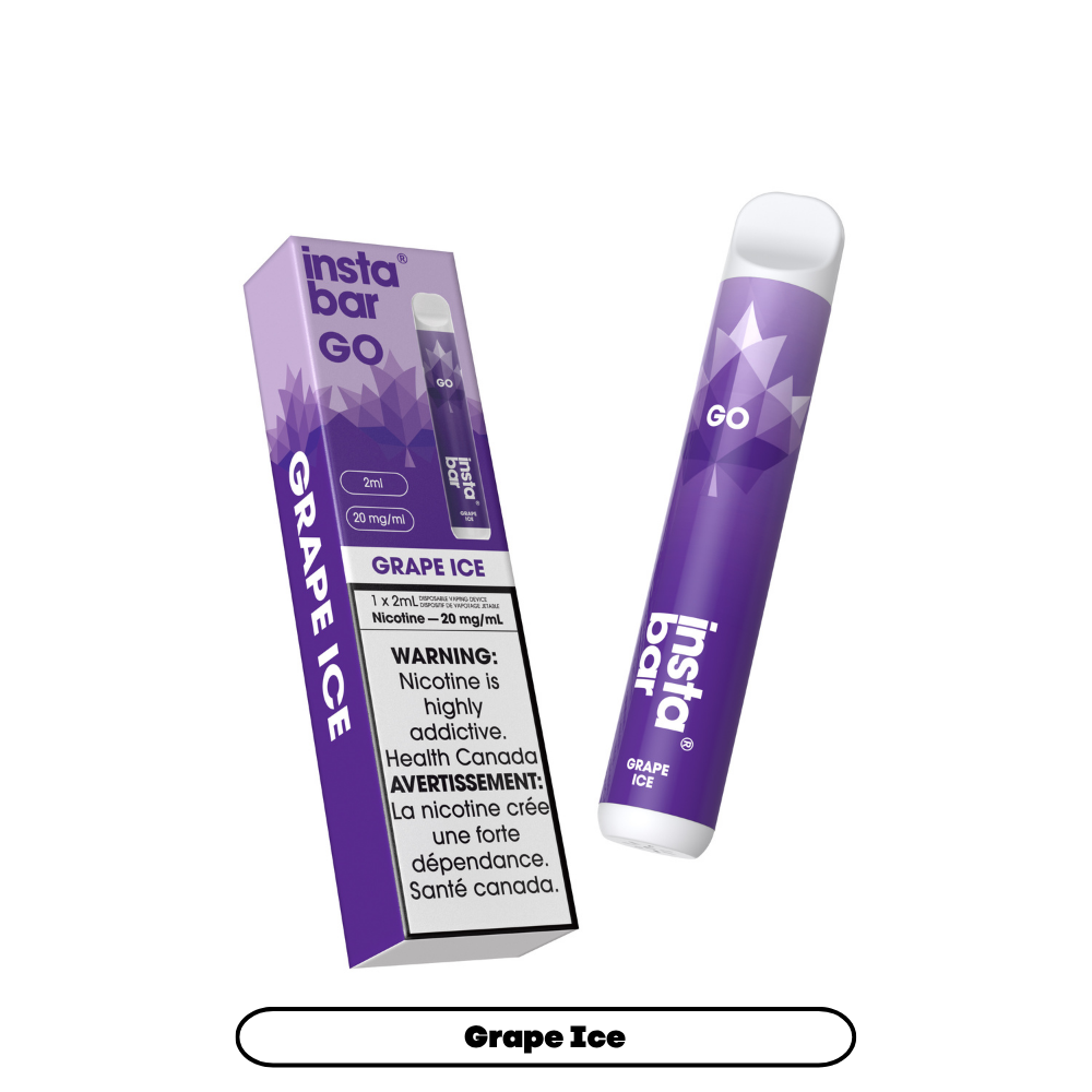 Insta Bar GO- GRAPE ICE  Clutch Vape
