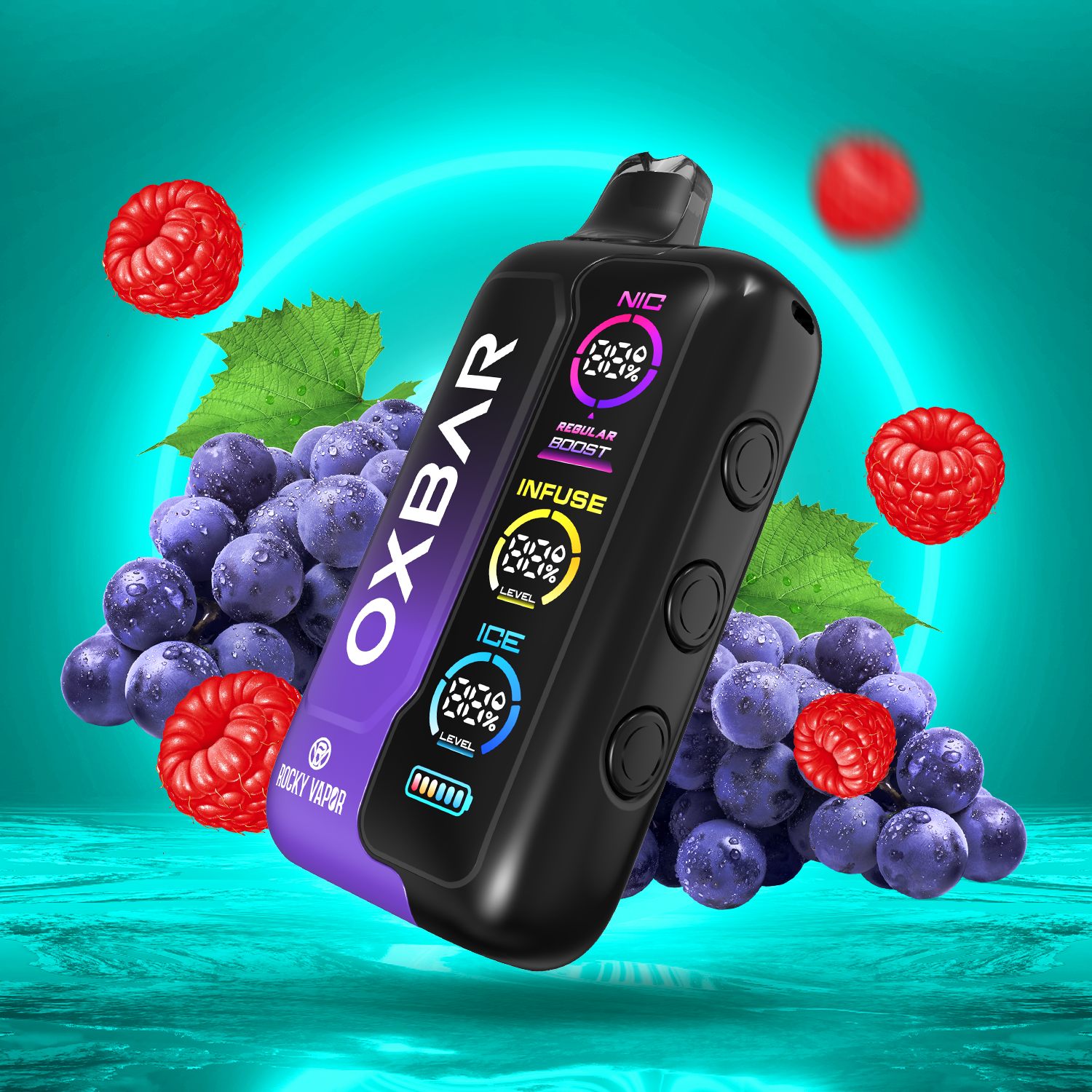 OOXBAR TRI FUSION - GRAPE RASPBERRY