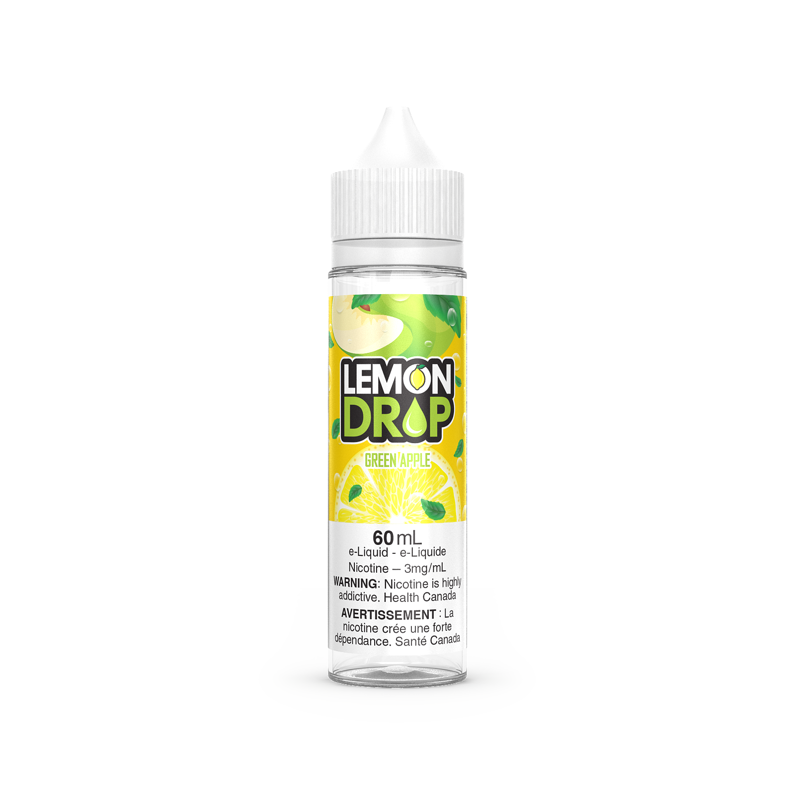 LEMON DROP - FREEBASE 0MG/ML - GREEN APPLE