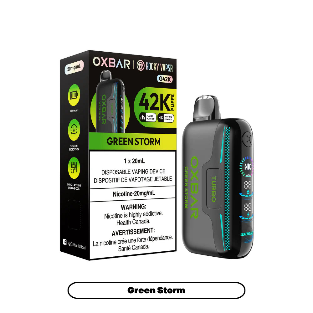 OXBAR 42K- GREEN STORM