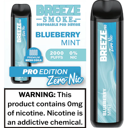 BREEZE ZERO NIC - BLUEBERRY MINT